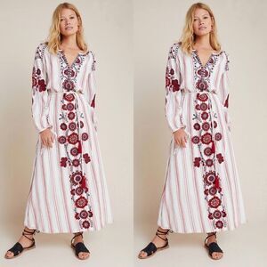 ANTIK BATIK Camilla Embroidered Maxi Dress